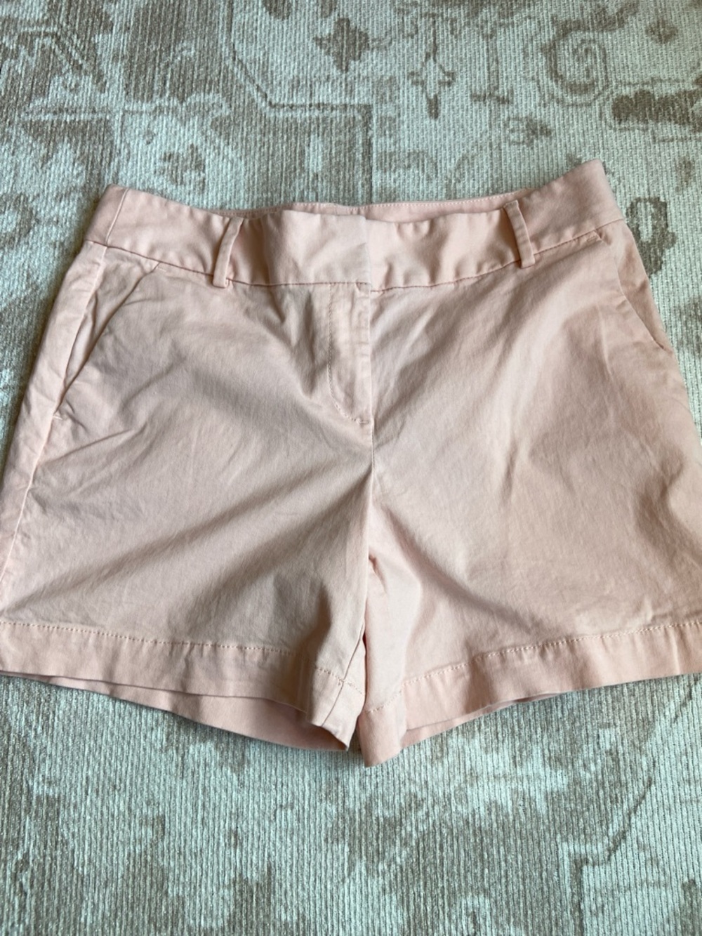 LOFT Coral Pink High Rise Cuffed Shorts Size 10
